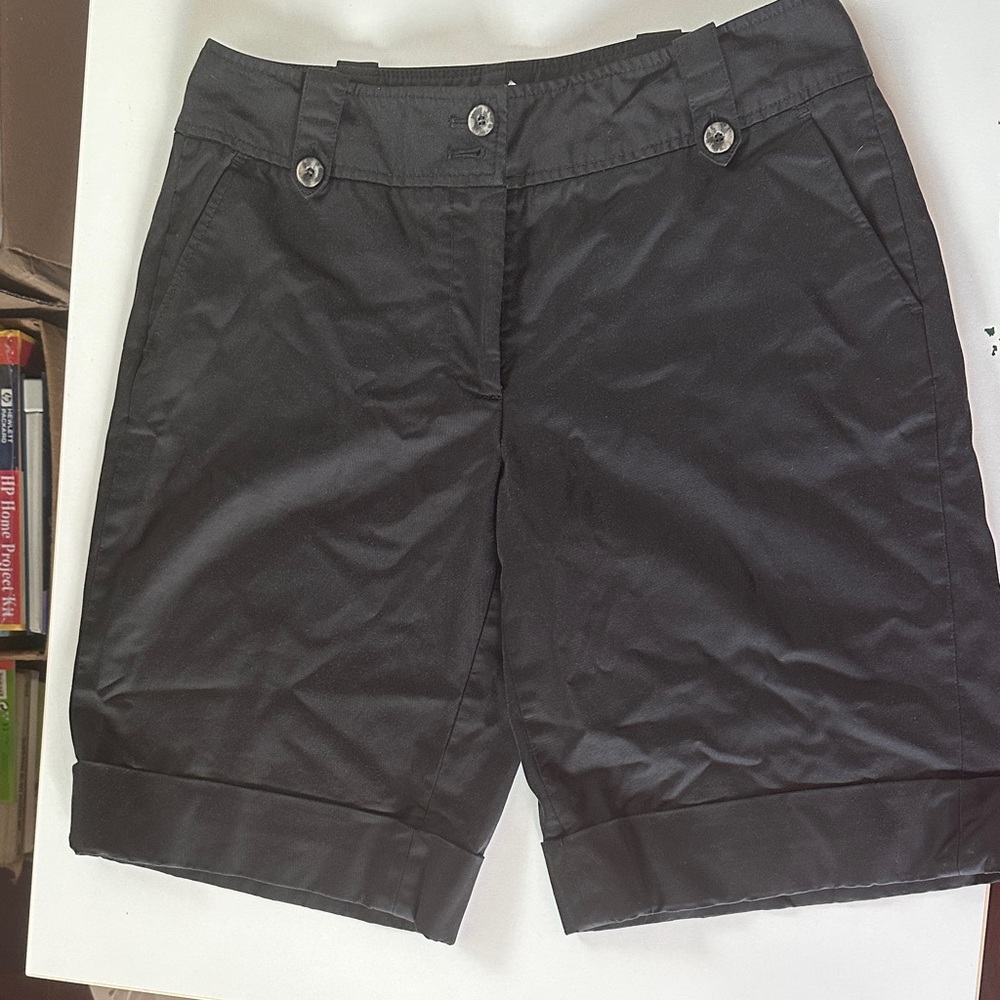 White House Black Market Black Women's Bermudas
